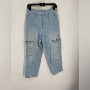Universal Thread Light Blue Cropped Denim Pants size 6